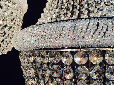 Kroonluchter Margaretha chroom in meerdere maten by LightDesign