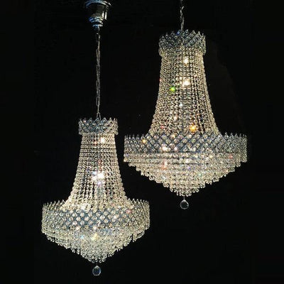 Kroonluchter Adriana chroom in 4 maten by LightDesign