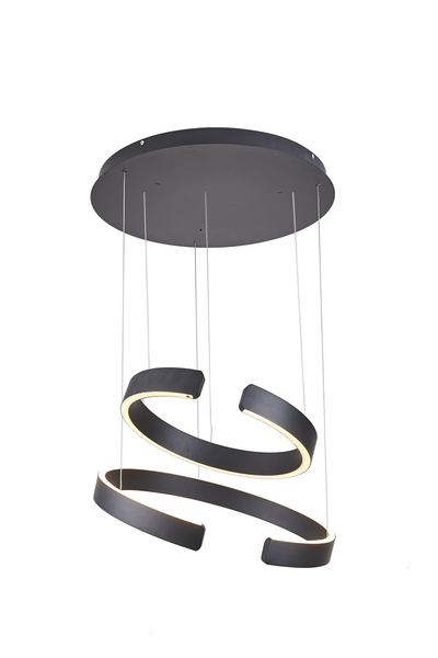 Hanglamp Verve Zwart 2L - 2 maten by LightDesign