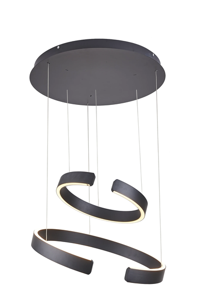 Hanglamp Verve Zwart 2L - 2 maten by LightDesign