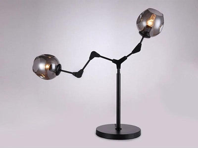 Tafellamp Graham 2L Zwart frame - 3 kleuren glas - ledlampen inclusief by LightDesign