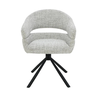 Draai-eetkamerstoel Linn Bisque Oasis (set van 2) by Livingfurn