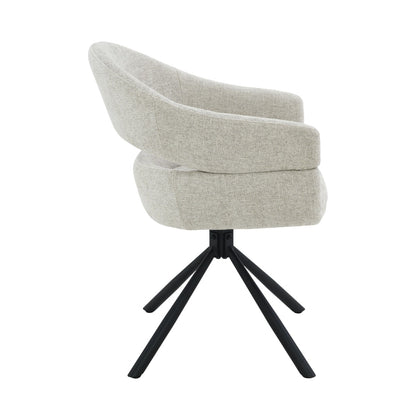 Draai-eetkamerstoel Linn Toffee - depauwwonen