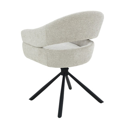 Draai-eetkamerstoel Linn Toffee - depauwwonen