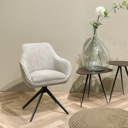 Draai-eetkamerstoel Thomas Toffee (set van 2) - depauwwonen