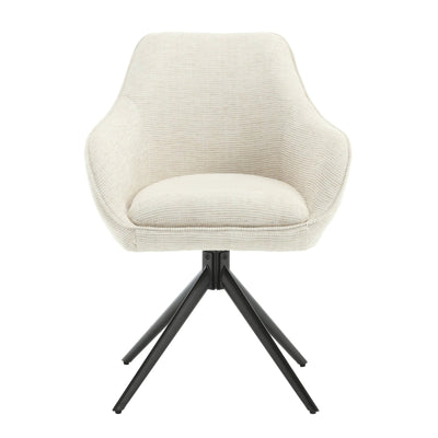 Draai-eetkamerstoel Thomas Zand (set van 2) by Livingfurn