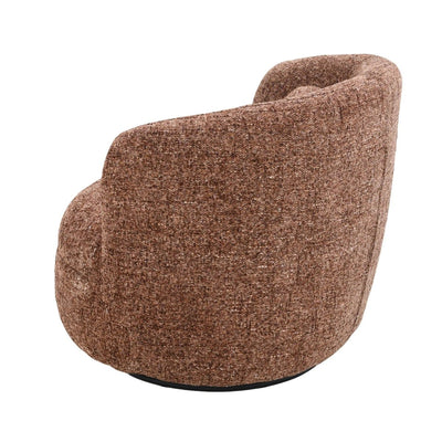 Draaifauteuil Britt Bordeaux by Livingfurn