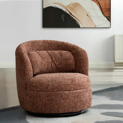 Draaifauteuil Britt Bordeaux by Livingfurn
