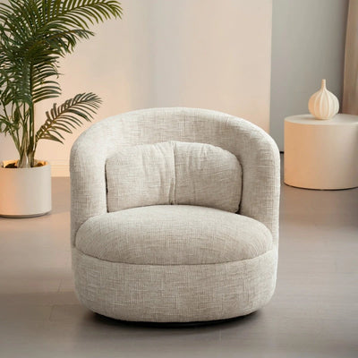 Draaifauteuil Britt Cream by Livingfurn
