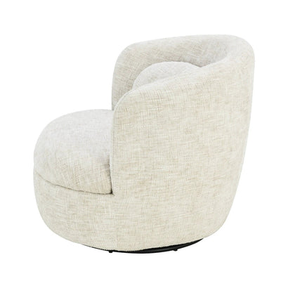 Draaifauteuil Britt Cream by Livingfurn