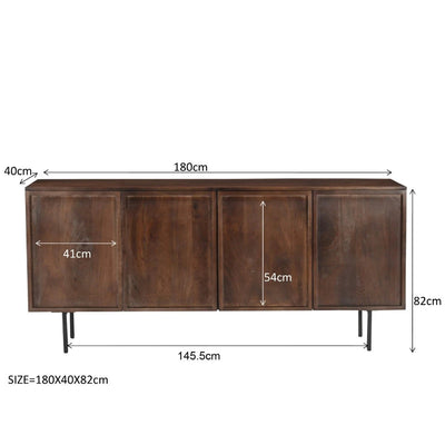Dressoir Elan Brown 180cm by Livingfurn