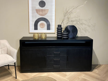 Dressoir Jaxx Zwart 180cm - depauwwonen