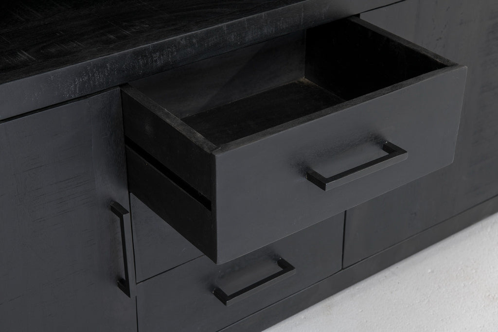 Dressoir Jaxx Zwart 180cm - depauwwonen