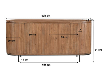 Dressoir Noor 170cm - depauwwonen