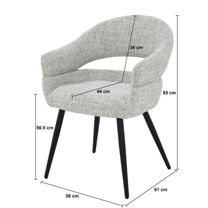 Eetkamerstoel Megan Bisque Oasis - depauwwonen