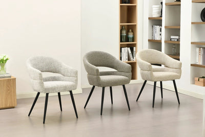 Eetkamerstoel Megan Bisque Oasis (set van 2) by Livingfurn