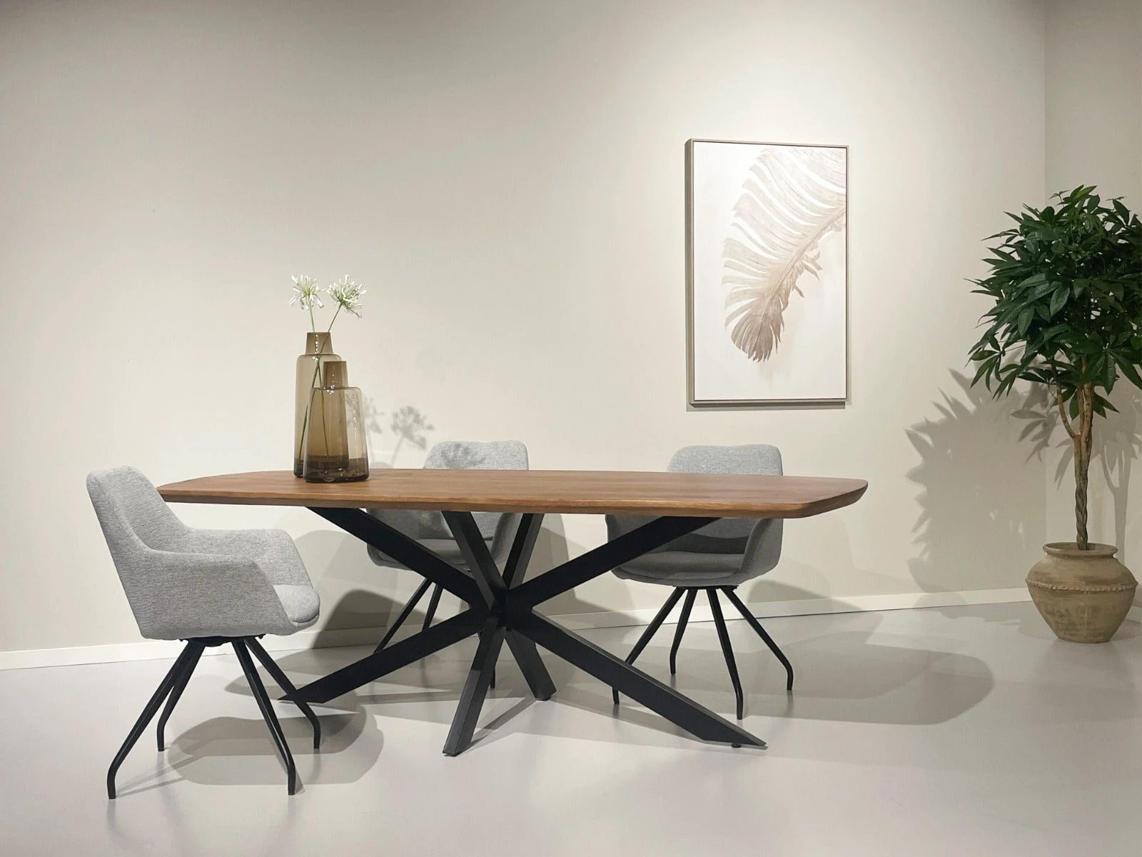 Eettafel Jesper Deens Ovaal 180cm by Livingfurn