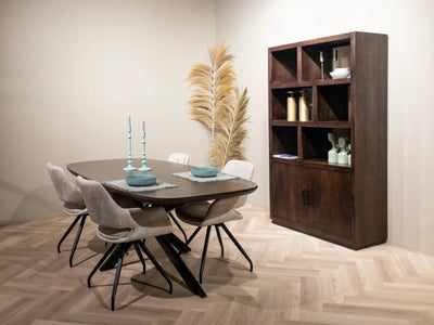 Eettafel Jesper Deens Ovaal Bruin 210cm by Livingfurn