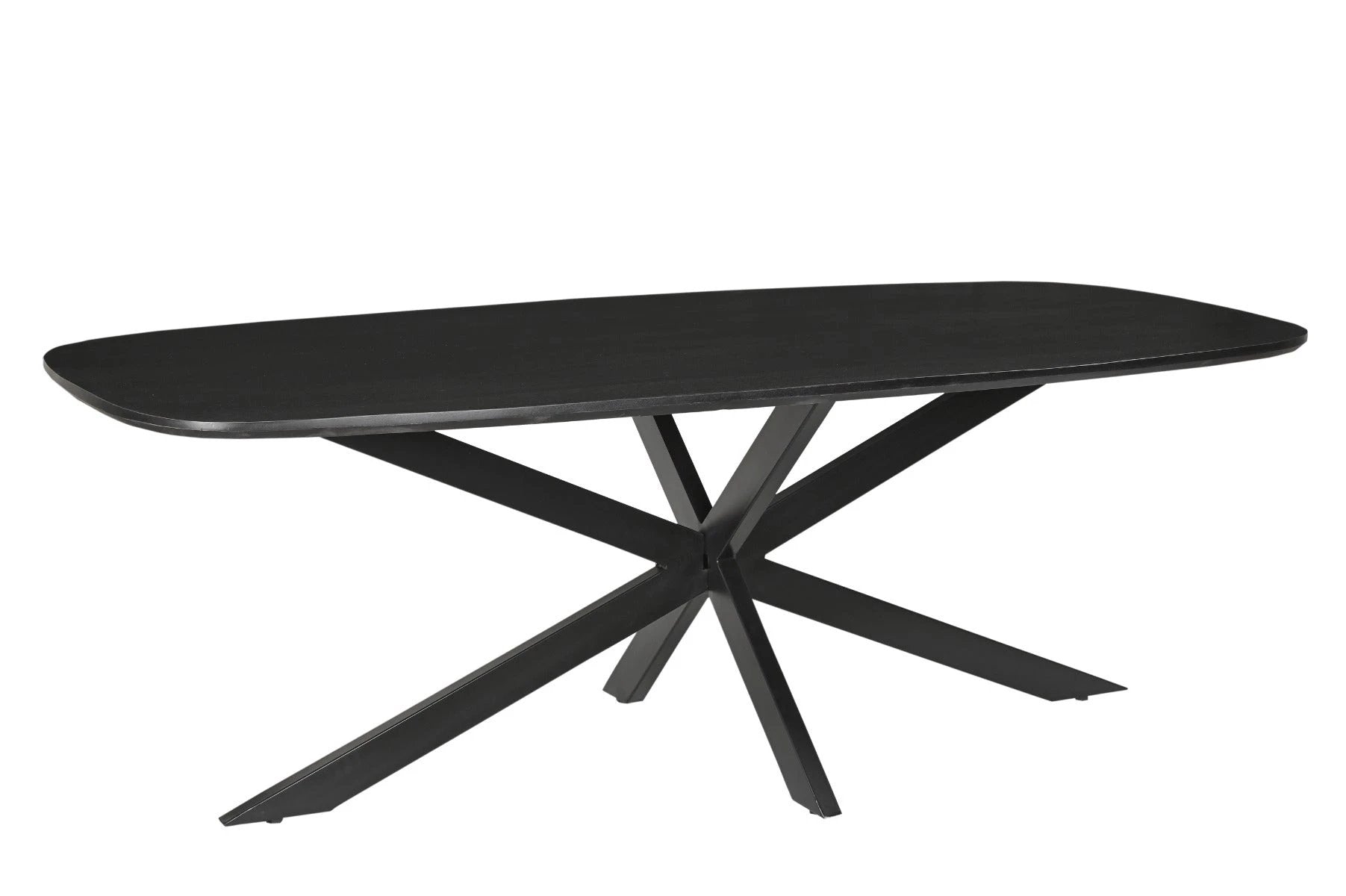 Eettafel Jesper Deens Ovaal Zwart 210cm by Livingfurn