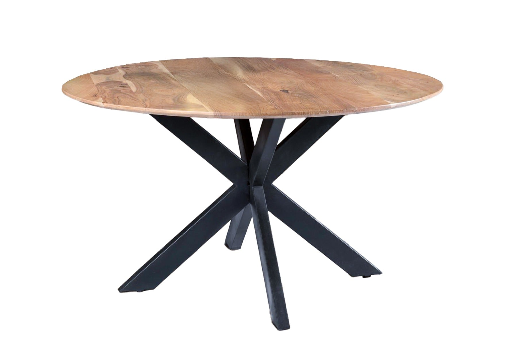 Eettafel Oslo Rond Acacia 120 cm - depauwwonen