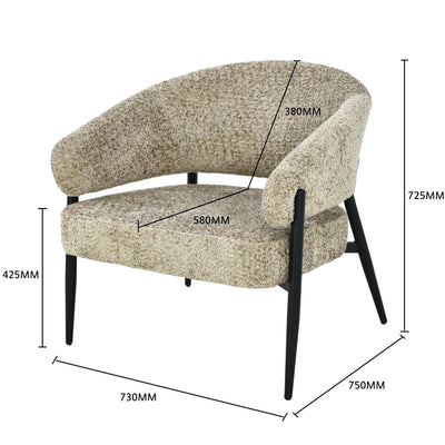 Fauteuil Dilan Venga Lever by Livingfurn