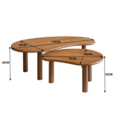 Salontafel Brix Nubi set van 2 by Livingfurn
