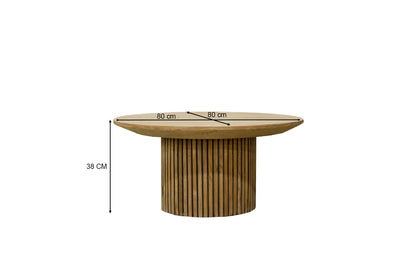 Salontafel Lausanne 80cm - depauwwonen