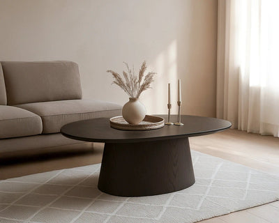 Salontafel Novero Espresso Ovaal 120cm by Livingfurn