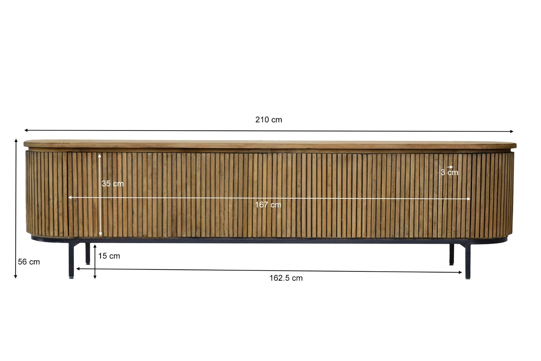 TV-meubel Lausanne 210cm by Livingfurn