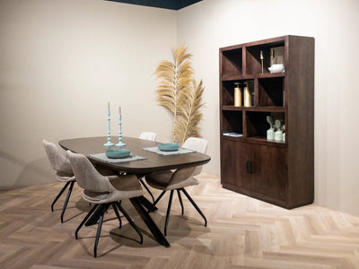 Wandkast Jaxx Bruin 120cm by Livingfurn