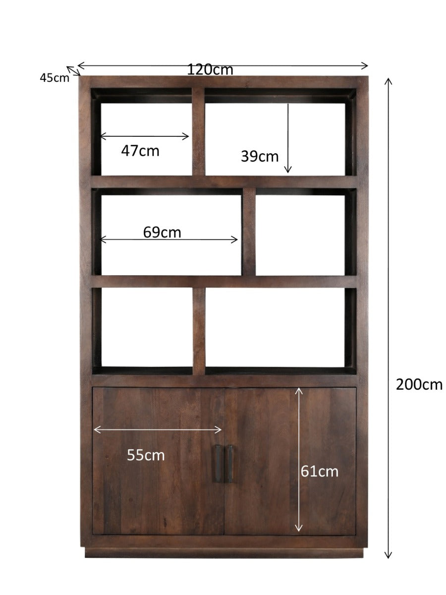 Wandkast Jaxx Bruin 120cm - depauwwonen