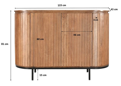 Dressoir Noor Natural 115cm by Livingfurn