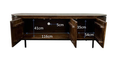 TV meubel Noor Walnut 170cm - depauwwonen