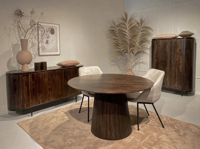 Eettafel Salvator Walnut 130cm by Livingfurn
