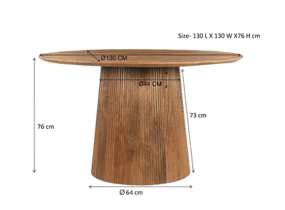 Eettafel Salvator 130cm by Livingfurn