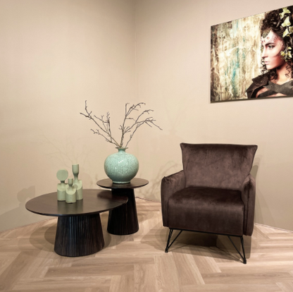 Bijzettafel Salvator Walnut 50cm - depauwwonen