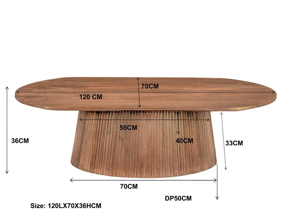 Salontafel Salvator Oval 120 by Livingfurn