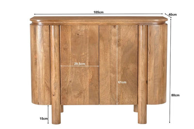 Dressoir Salano Naturel 105cm by Livingfurn