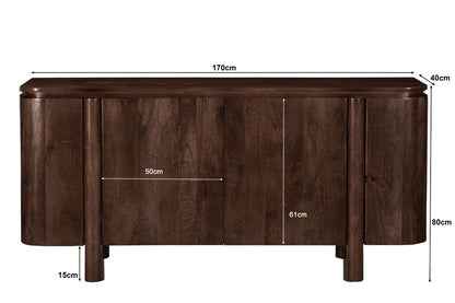 Dressoir Salano Bruin 170 cm - depauwwonen