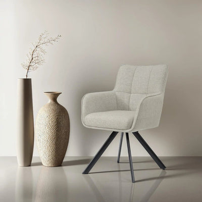 Eetkamerstoel Tori Zand (set van 2) by Livingfurn