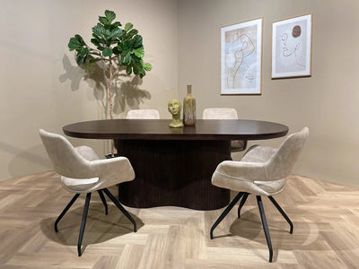 Eettafel Sevilla Brown 250cm by Livingfurn