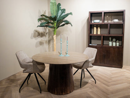 Eettafel Valentino Round 130cm - depauwwonen