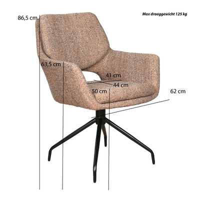 Eetkamerstoel Aarhus Draai | Be Amazing Nature by Moods Collection
