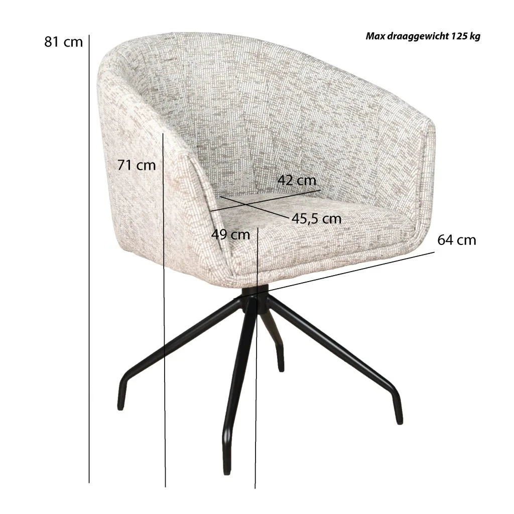 Eetkamerstoel Brussel | op maat vanaf €259 by Moods Collection