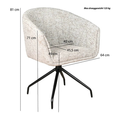 Eetkamerstoel Brussel | op maat vanaf €259 by Moods Collection