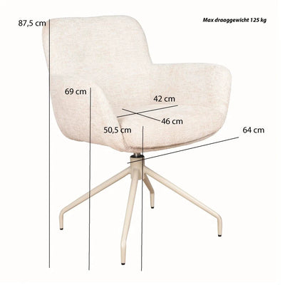 Eetkamerstoel Helsinki | op maat vanaf €239 by Moods Collection