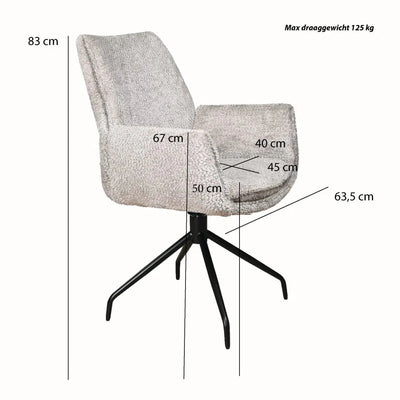 Eetkamerstoel Lisboa | op maat vanaf €239 by Moods Collection