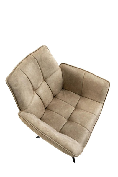 Eetkamerstoel Monaco 360 Draai | Milan Beige by Moods Collection