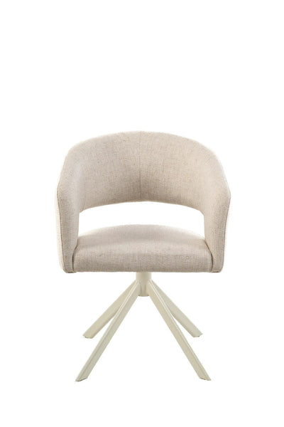 Eetkamerstoel Tokyo 360 Draai | Tyler Cream by Moods Collection