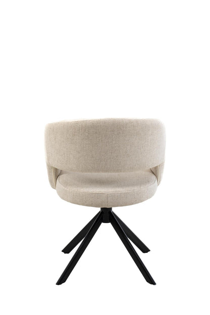 Eetkamerstoel Tokyo 360 Draai | Tyler Cream - depauwwonen